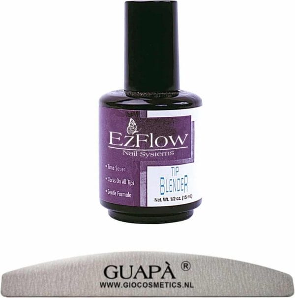 EzFlow® Tip blender voor het verzachten en smelten van je nagel tips | Nepnagels | Nagelverlenging | Nagel sjablonen |15 ml