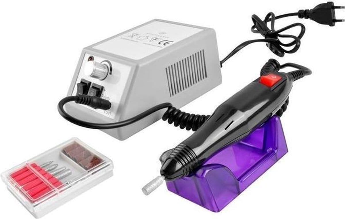 Fordig - manicure- en pedicure apparaat - nagelfrees - manicure - pedicure - inclusief accessoires Fordig - manicure- en pedicure apparaat - nagelfrees - manicure - pedicure - inclusief accessoires