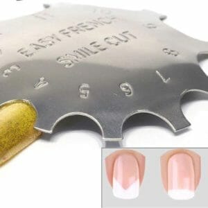 French Manicure Nagel tool - Nail Art - Sjabloon - Tip guide - Smile cut 1 stuks