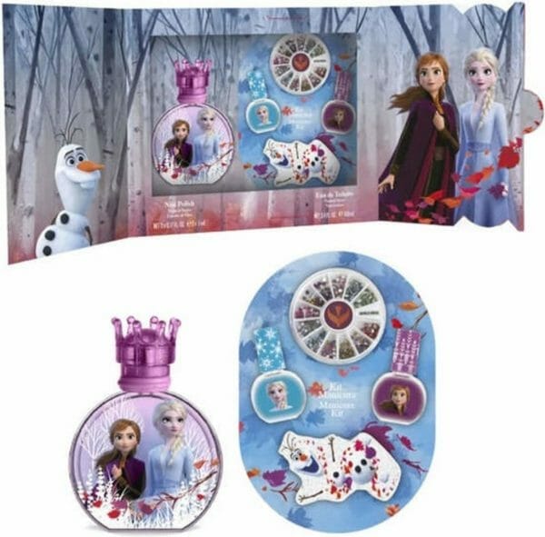 Frozen ii geschenkset - eau de toilette 100 ml & manicurekit - met nagellak, nagelvijl en nagelstickers