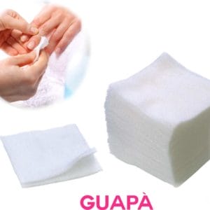 GUAPÀ - Celstofdeppers Pluisvrij voor het reinigen / voorbereiden / verwijderen van je Gel - Acryl - Poly Gel Nagels & Nagellak - 100 stuks