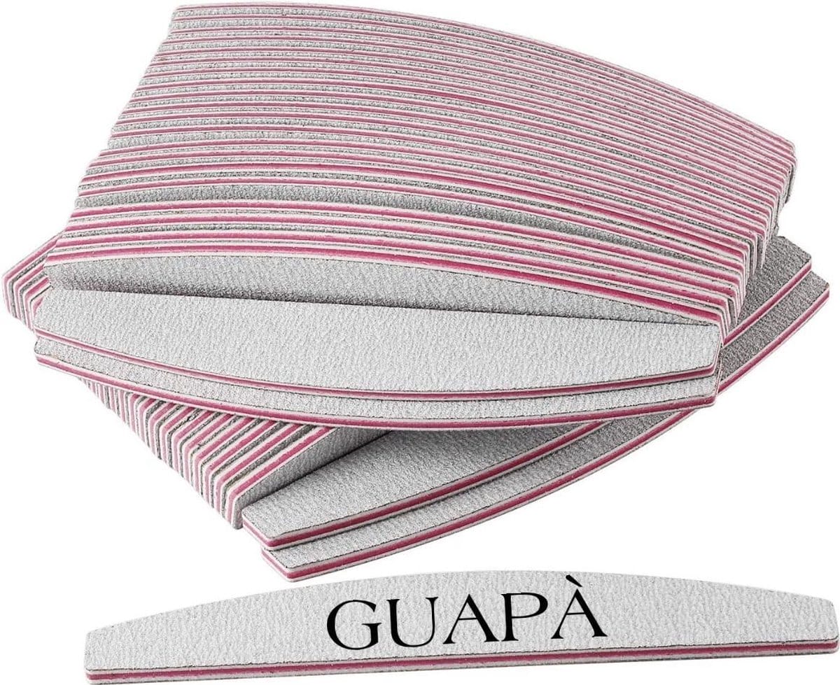 Guapà nagelvijlen moon high quality voordeel set - 2 stuks Guapà nagelvijlen moon high quality voordeel set - 2 stuks