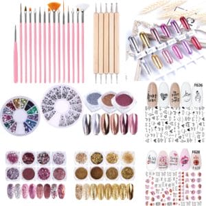 GUAPÀ - Nail Art Deluxury Set voor het maken van prachtige Nagels - Complete Nagel Decoratie Set