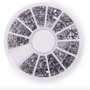 GUAPÀ - Nail Art Rhinestones & Nagel Glitters - Zilver Color Wheel