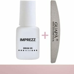 GUAPÀ nagellijm voor Nagel Tips | Plaknagels | Nepnagels & Nail Art | Nail Glue 5 gr inclusief kwastje