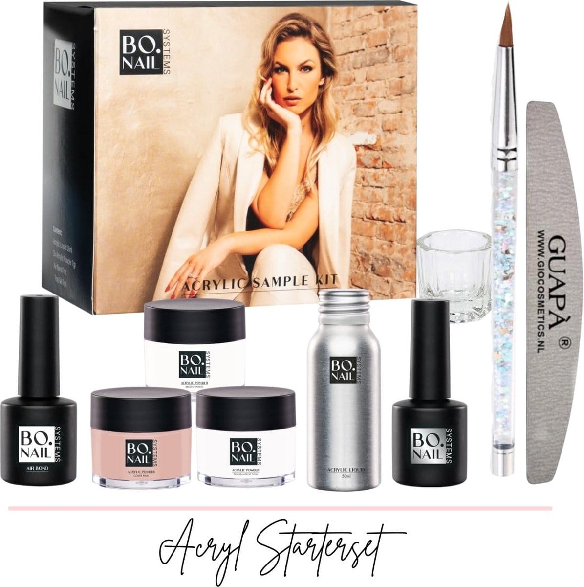 Guap� acryl nagels | acryl starterspakket | acryl poeder | acryl vloeistof | acryl penselen | acrylic nails | nepnagels Guap� acryl nagels | acryl starterspakket | acryl poeder | acryl vloeistof | acryl penselen | acrylic nails | nepnagels