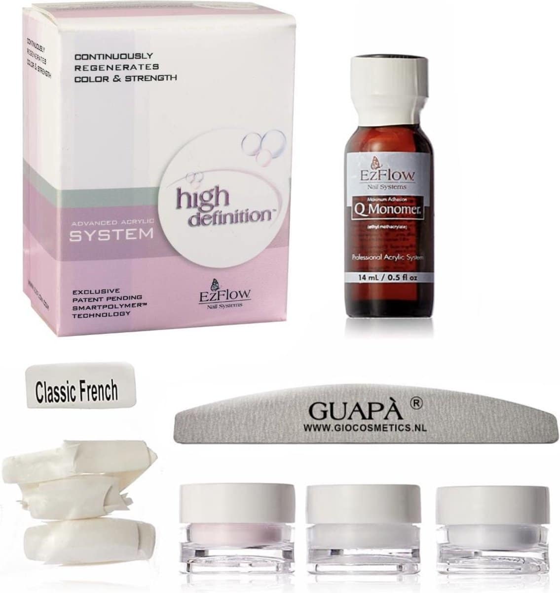 Guap� acryl nagels starterspakket | acryl liquid | acryl poeder | nagel tips | professionele kwaliteit Guap� acryl nagels starterspakket | acryl liquid | acryl poeder | nagel tips | professionele kwaliteit