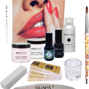 GUAP� Acryl Nagels Starterspakket Deluxe voor het maken van prachtige Acrylic Nagels | Acryl Poeder | Acryl Vloeistof | Acryl Penselen | Acryl Sjablonen | Dappendish