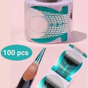 GUAP� Acryl Sjablonen | Nagel verlenging | Nail Forms | Acryl nagels | Gellak | Builder Gel | 100 pcs Turquoise