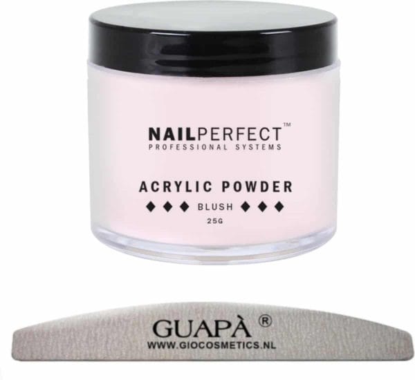 GUAP� Acrylpoeder Roze | Acrylic Powder Blush Pink | 25 gr | Professionele Acryl Poeder