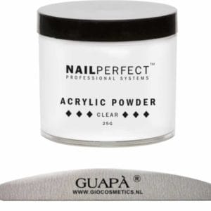 GUAP� Acrylpoeder Transparant | Acrylic Powder Clear | 25 gr | Professionele Acryl Poeder