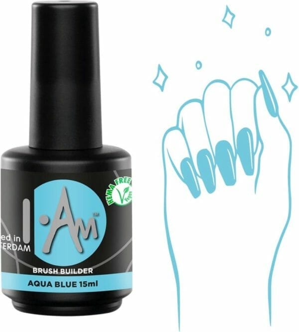 Guap� biab | brush builder gel | gellak | gel nagels | verstevigde nagels | gel polish | nagelverlenging | 15 ml biab met kleur aqua blue