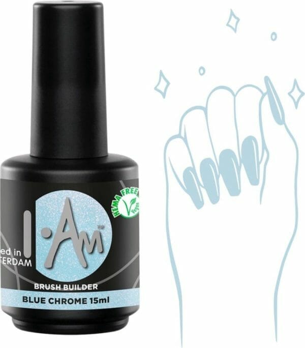 Guap� biab | brush builder gel | gellak | gel nagels | verstevigde nagels | gel polish | nagelverlenging | 15 ml biab met kleur blue chrome