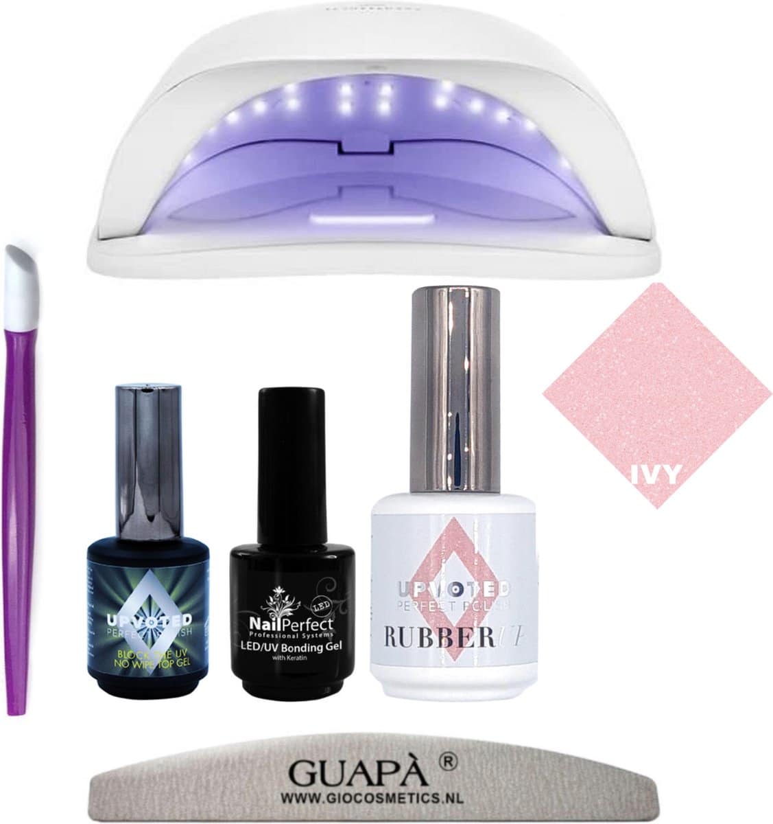 Guap� biab builder gel in a bottle nagelset | gelnagels starterspakket | nagellak | gellak |builder gel | ivy Guap� biab builder gel in a bottle nagelset | gelnagels starterspakket | nagellak | gellak |builder gel | ivy