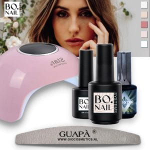 GUAP� BIAB Builder Gel In A Bottle Nagelset | Gelnagels Starterspakket | Nagellak | Gellak | Builder Gel | Rubber Up | Cover Warm Pink