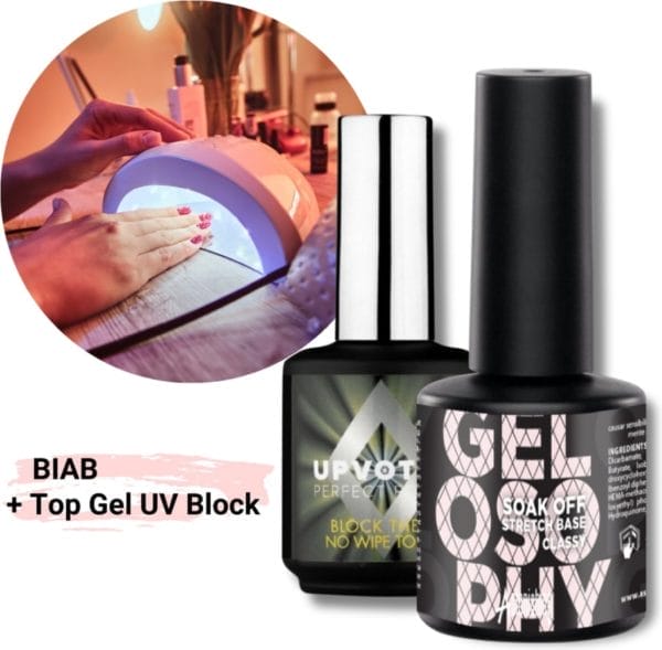 Guap� biab starter pakket - builder in a bottle - biab nagel builder gel - biab set - handleiding biab - biab classy licht roze 7 ml