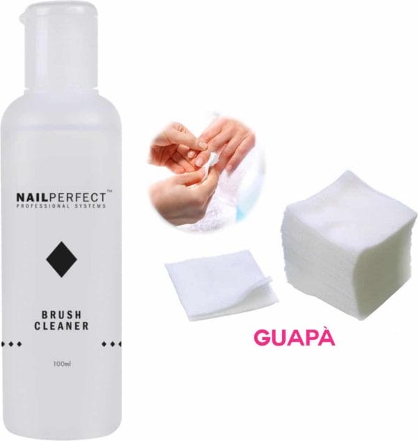 GUAP� Brush Cleaner voor het schoonmaken van Gel & Acryl Penselen | Nepnagels | Gellak Nagels | Acryl Nagels | 100 ml