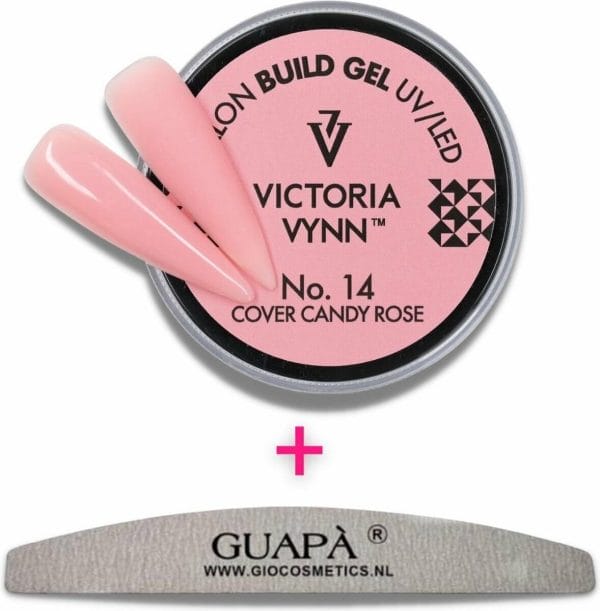 GUAP� Builder Gel 15ml | Gelnagels | BIAB | gel om je nagels mee te verlengen of te verstevigen - Victoria Vynn Cover Candy Rose No.14