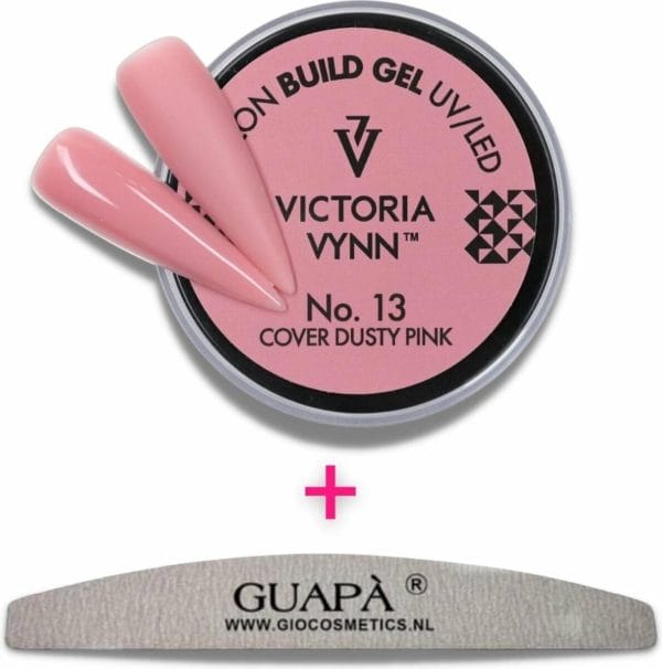 Guap� builder gel 15ml | gelnagels | biab | gel om je nagels mee te verlengen of te verstevigen - victoria vynn cover dusty pink no. 13