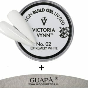 GUAP� Builder Gel 15ml | Gelnagels | BIAB | gel om je nagels mee te verlengen of te verstevigen - Victoria Vynn Extremely White No.02