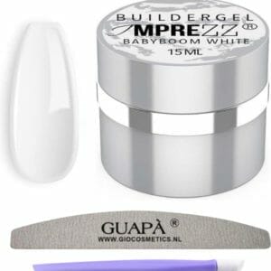 GUAP� Builder Gel | BIAB | Gellak | Gel Nagels | Babyboom White | Builder Gel White | 15 ml