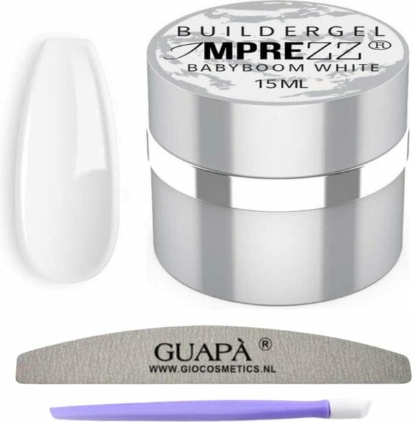 Guap� builder gel | biab | gellak | gel nagels | babyboom white | builder gel white | 15 ml