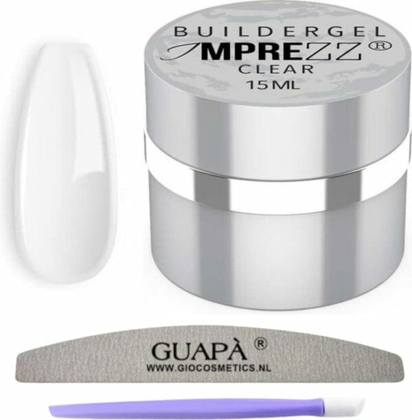 GUAP� Builder Gel | BIAB | Gellak | Gel Nagels | Clear | Builder Gel Clear | 15 ml