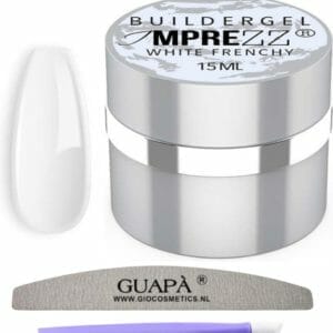 GUAP� Builder Gel | BIAB | Gellak | Gel Nagels | French Manicure White | Builder Gel Wit | 15 ml