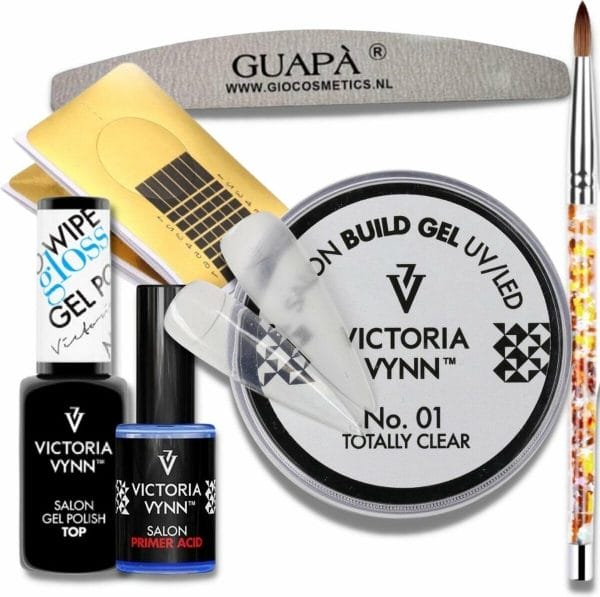 GUAP� Builder Gel Pakket | Gelnagels | BIAB 15ml | gel om je nagels mee te verlengen of te verstevigen - Victoria Vynn Clear No.01