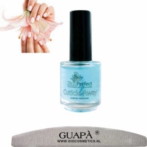 GUAP� Cuticle Remover Nagelriem verwijderaar Crème 5 ml | Cuticle Away + Nagelvijl 100/180