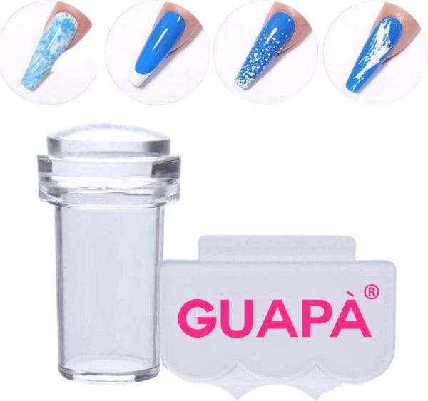 GUAP� French Manicure Sileconen Stempel | Nagel Stempel Plaatje | Nail Art | Smile Line | Nagelstempel & Stamper