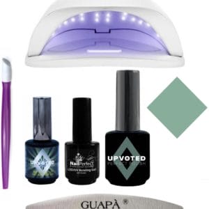 GUAP� GELLAK STARTERSPAKKET | Led Lamp gelnagels | Gellak Set | Pink Gellaç | Gellak Groen | Memories