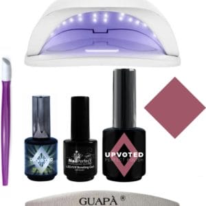 GUAP� GELLAK STARTERSPAKKET | Led Lamp gelnagels | Gellak Set | Pink Gellaç | Gellak Paars | Marshmallow