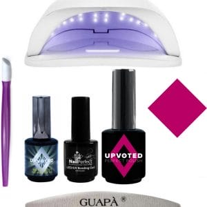 GUAP� GELLAK STARTERSPAKKET | Led Lamp gelnagels | Gellak Set | Pink Gellaç | Gellak Roze | Sun Kissed