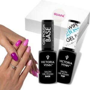 GUAP� Gellac Starterspakket | Base Coat + Top Coat | Gellak | Nagels | LED Lamp Nagellak | 2 x 8ml Victoria Vynn