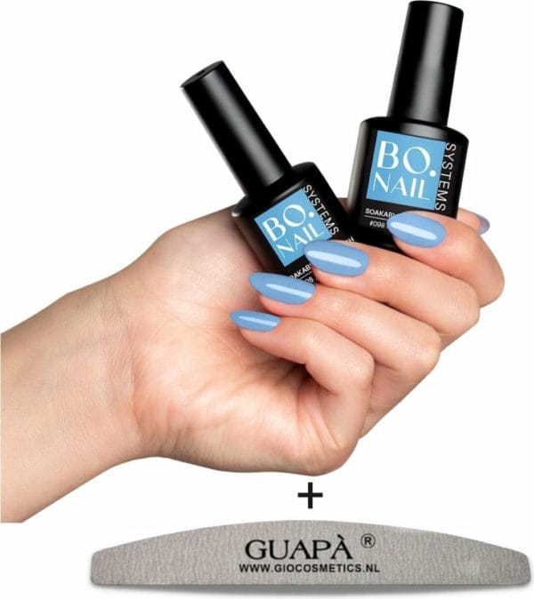 Guap� gellak blauw | pink gellak | gel nagellak | gel polish | professionele salon kwaliteit | blue gel polish 7 ml #098 just breathe