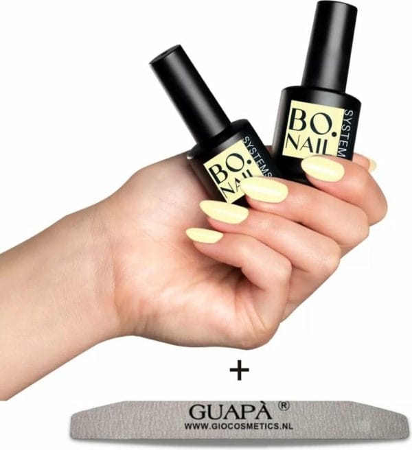 Guap� gellak geel | pink gellak | gel nagellak | gel polish | professionele salon kwaliteit | yellow gel polish 7 ml #068 cheesecake