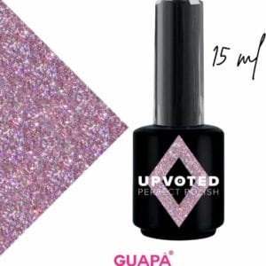 GUAP� Gellak Glitter Paars | Pink Gellak | Gel Nagellak | Gel Polish | Professionele Salon Kwaliteit | 15 ml