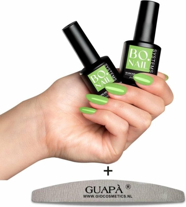 Guap� gellak groen | pink gellak | gel nagellak | gel polish | professionele salon kwaliteit | green gel polish 7 ml #104 field day