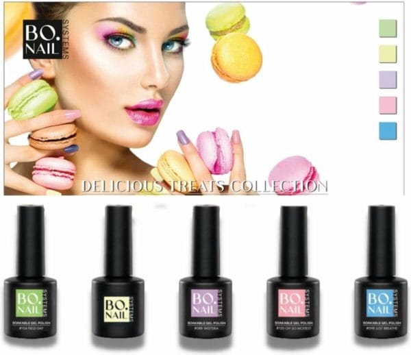 Guap� gellak kleuren pakket | gelnagels | gellak set | pink gellaç | gel nagellak | soakable gel polish | 5 x 7 ml zomer pastel gellak