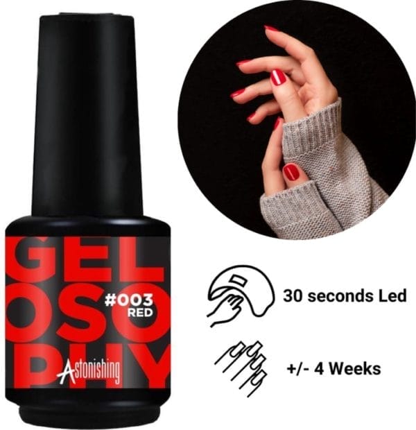 Guap� gellak rood | rode gel polish | 15ml gel nagellak | bordeaux rood | professionele gel polish + nagelvijl