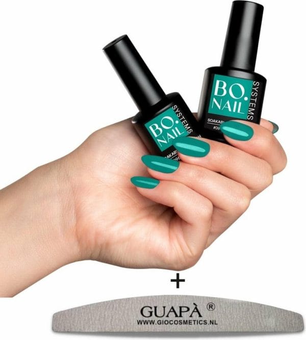 GUAP� Gellak Turquoise | Pink Gellak | Gel Nagellak | Gel Polish | Professionele Salon Kwaliteit | Green Gel Polish 7 ml #096 Turqueen