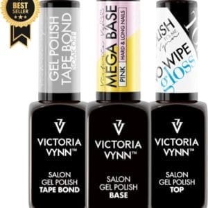GUAP� MEGA BASE - BIAB Starterspakket - Victoria Vynn™ Gel Polish Mega Base - Tape Bond - Top Coat - Verstevig Zwakke en Zachte Nagels - Rubber Base 8 ml Pink