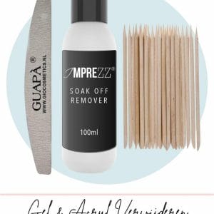 GUAP� Nagellakremover | Soak Off Remover | Soak Off Wraps | Verwijder Acryl Nagels & Gel Nagels | Gellak verwijderen | Nagellijm en Nageltips Verwijderen