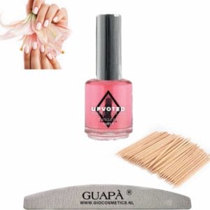 GUAP� Nagelriemolie Sweet 5 ml | Cuticle Oil + Nagelvijl 100/180 + Cuticle Pusher | Nagelriem Duwer