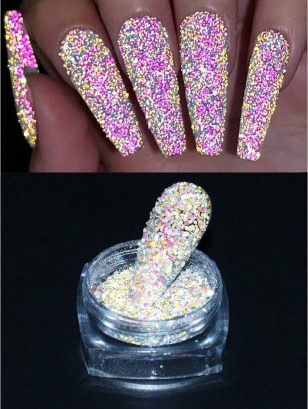 Guap� nail art glitter poeder | nagelversiering | rhinestones | nagel diamantjes | strass steentjes | diverse kleuren