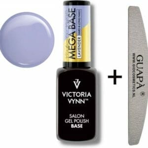 GUAP� Rubber Base - Victoria Vynn™ Gel Polish Mega Base - Hard & Long Nails - Builder Gel - BIAB - Lavender 8 ml