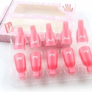 GUAP� Soak Off Clips | Nagellak Remover Clips | Nagellak Remover | Acryl Verwijderen | Gellak Nagel Verwijderaar voor alle Gel Nagels | Gel Nagellak Remover | Soak Off Remover | 10 stuks Roze