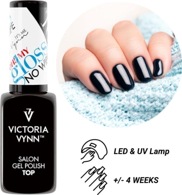 Guap� top coat | gellak | gellak starterspakket | gel polish | mega glossy | led lamp nagels | victoria vynn no wipe gloss top gel 8ml