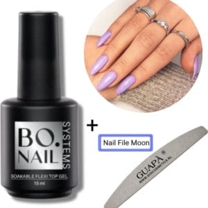 GUAP� Top Coat | Gellak | Gellak starterspakket | Led Lamp Nagels | Kunstnagels | Geen Gescheurde Gellak Meer! | Flexibele Top Gel 15ml